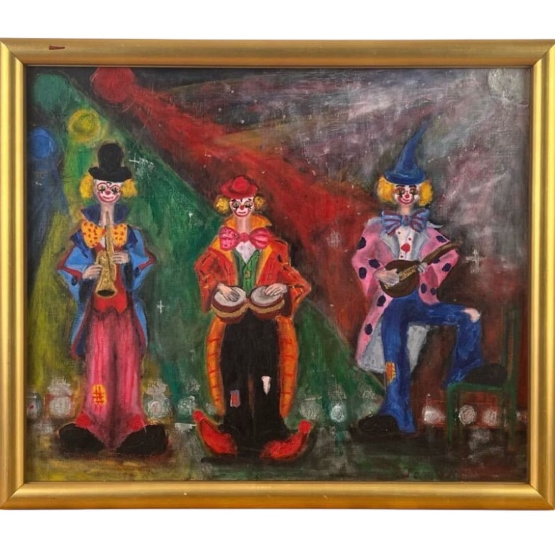 Hiroko Shirai 'The Happy Musician' oil painting (1 of 11)