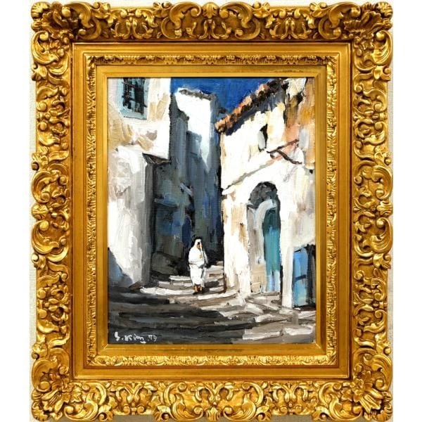 Kimura Murakawa, oil painting of the White House (Tunis, the capital of Tunisia) (1 of 10)