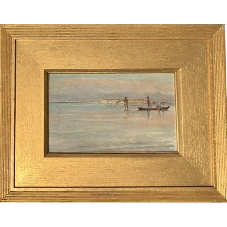 19th-century painting by George P. J. Hood 'The Fisherman' (1 of 8)