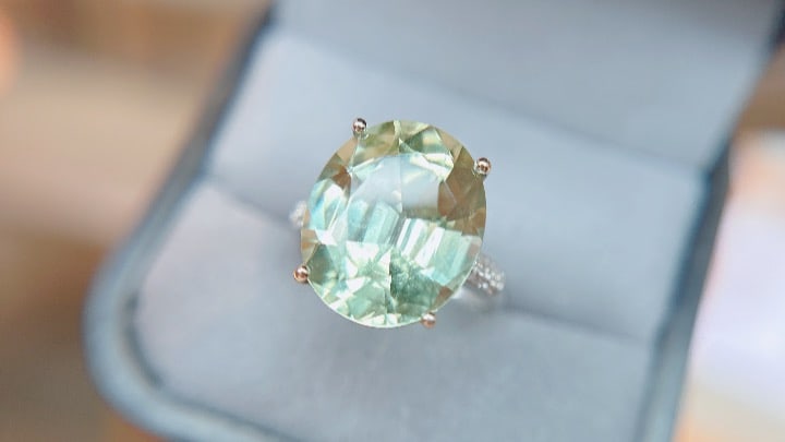 18K Gold Natural Tourmaline Ring (1 of 6)