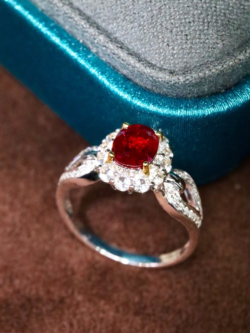 18K Unheated Ruby Ring - 4