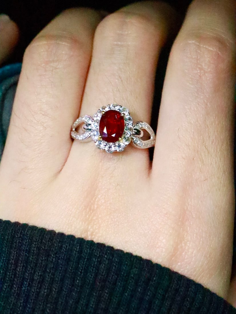 18K Unheated Ruby Ring - 5