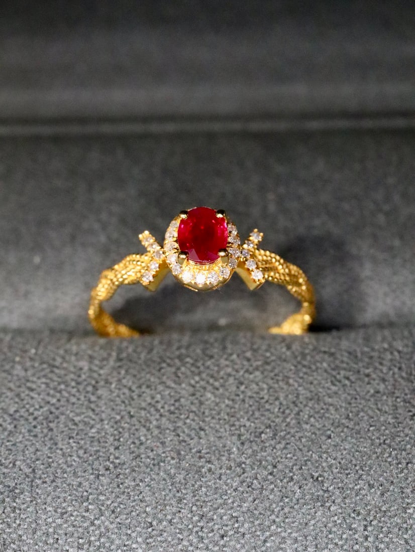 18K Ruby Ring - 2
