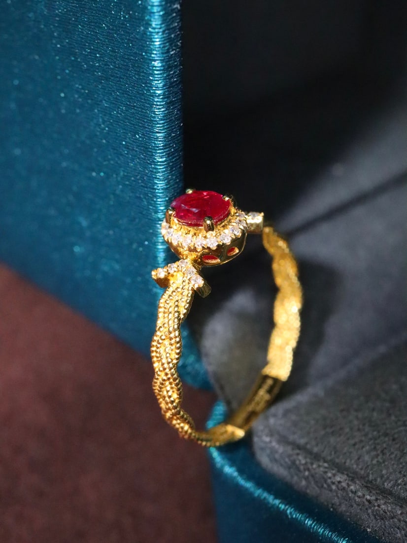 18K Ruby Ring - 4