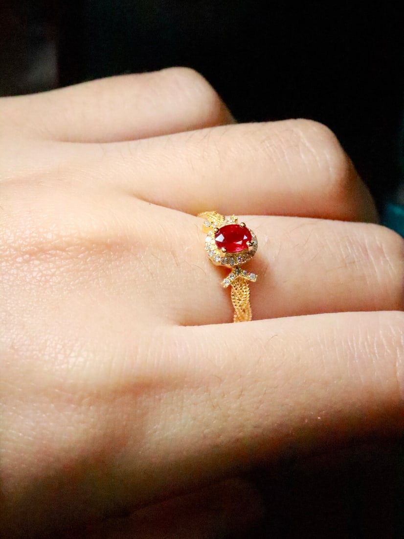 18K Ruby Ring - 5