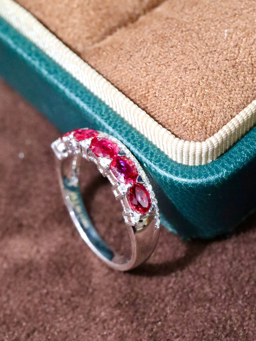 18K Untreated Ruby Ring - 3