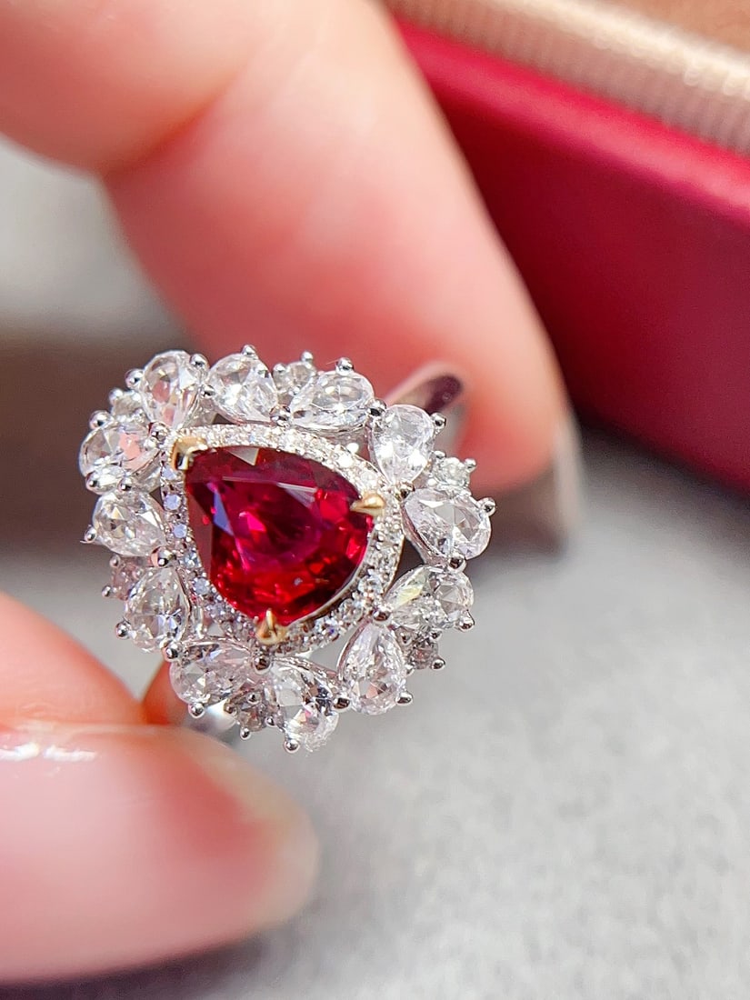 18k gold ruby ring - 3