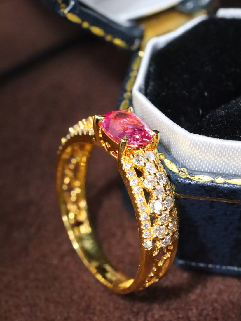 18K Untreated Ruby Ring - 3