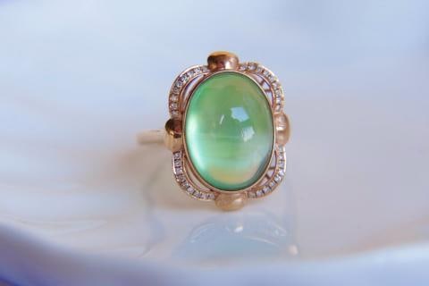 18K Gold Set with Peridot Ring (1 of 10)