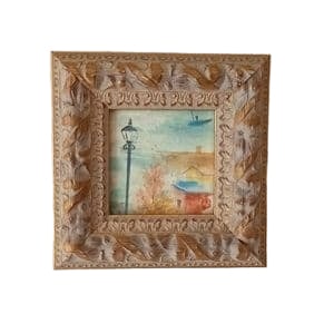 Tsurumaki Kenro's Lampadaire: Lampadaire by Kenroku Tsurumaki, size: 10.0 x 10.0 cmFrame size: 19.0 x 19.0 cmThe French title is 'Lampadaire'. Freight: 1.International Shipping: Foreign shipping costs are determined by the destina