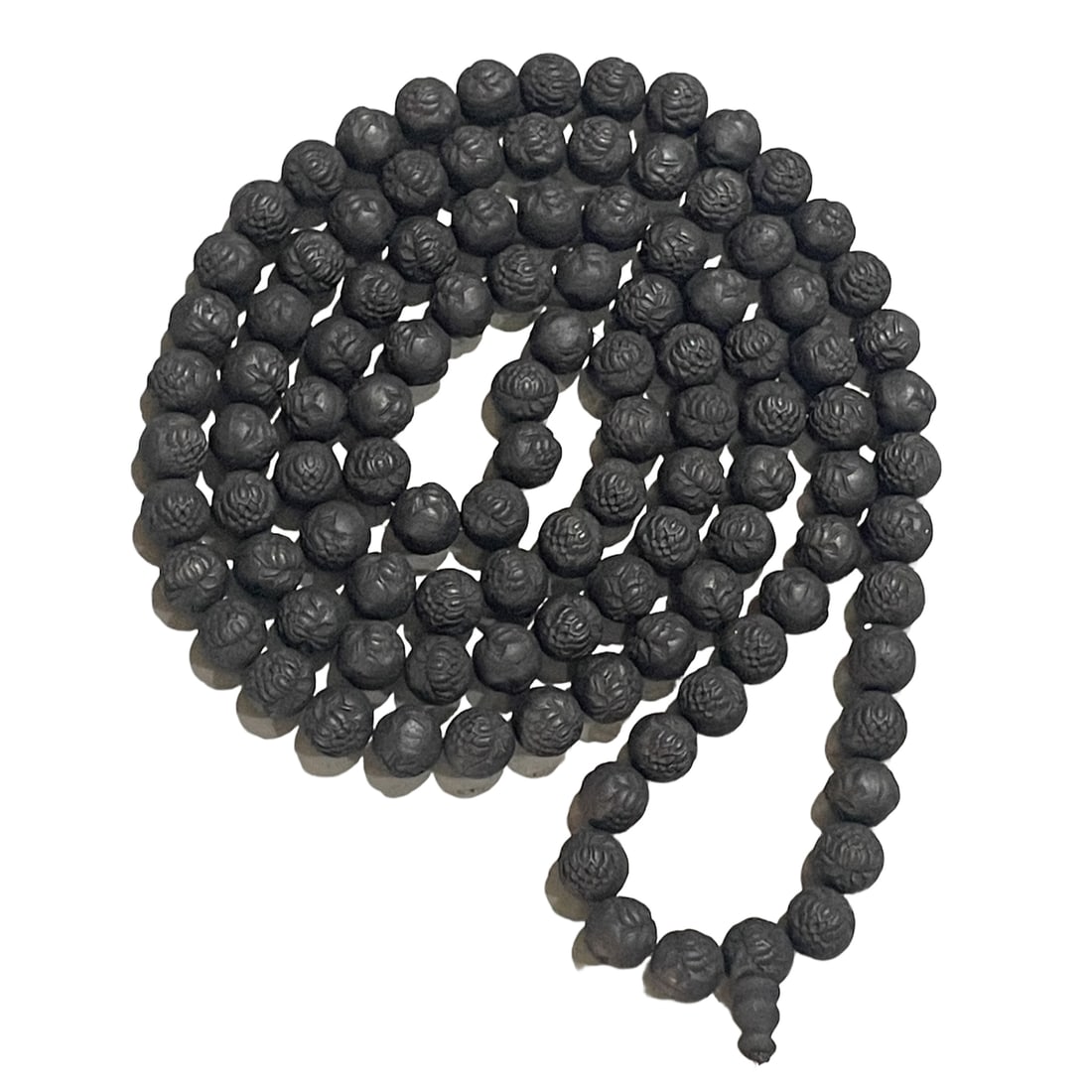 Ancient Collection: Old Aged Agarwood 108 Bead Mala Necklace (1 of 10)