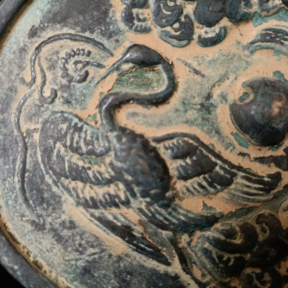 Old Phoenix Copper Mirror - 3