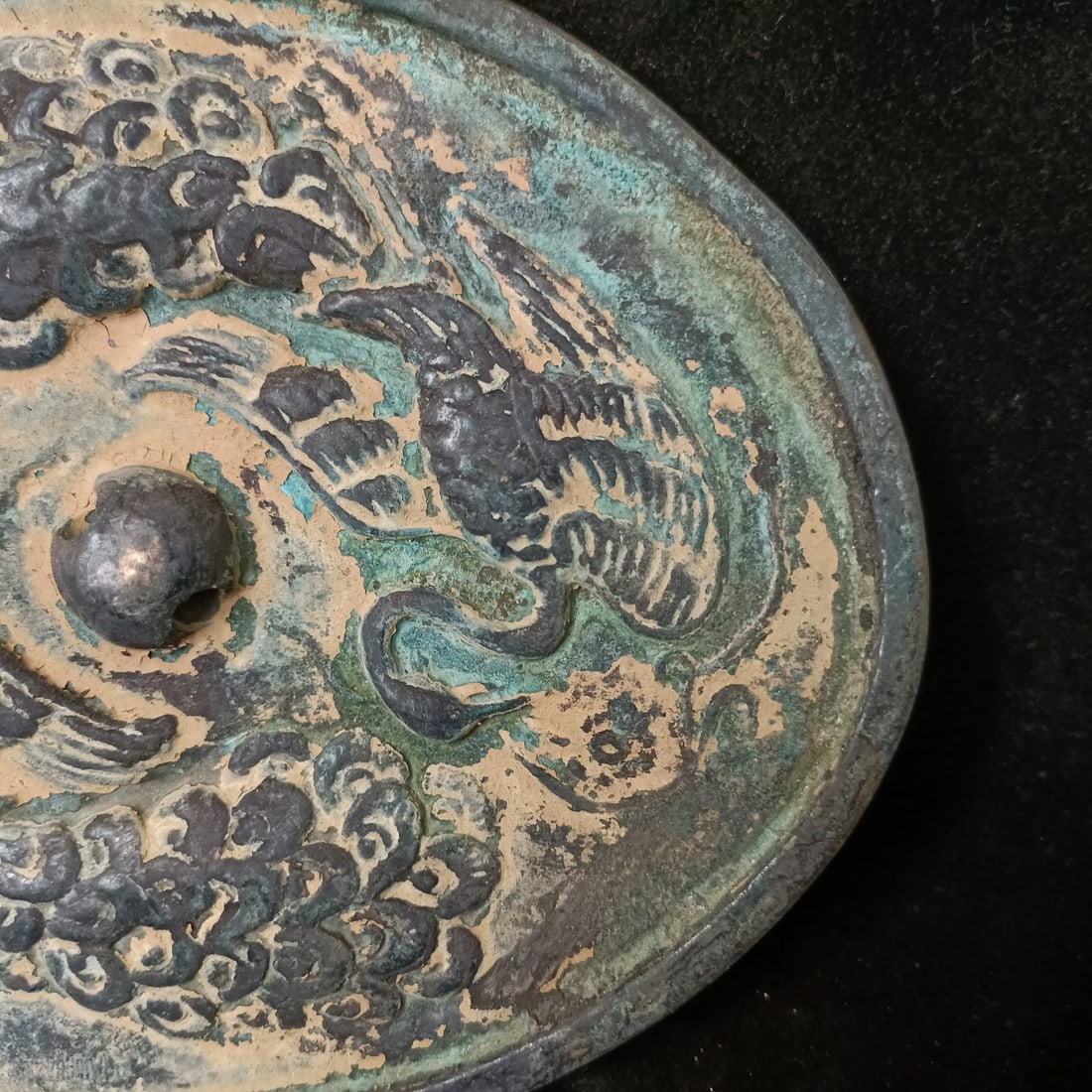 Old Phoenix Copper Mirror - 9
