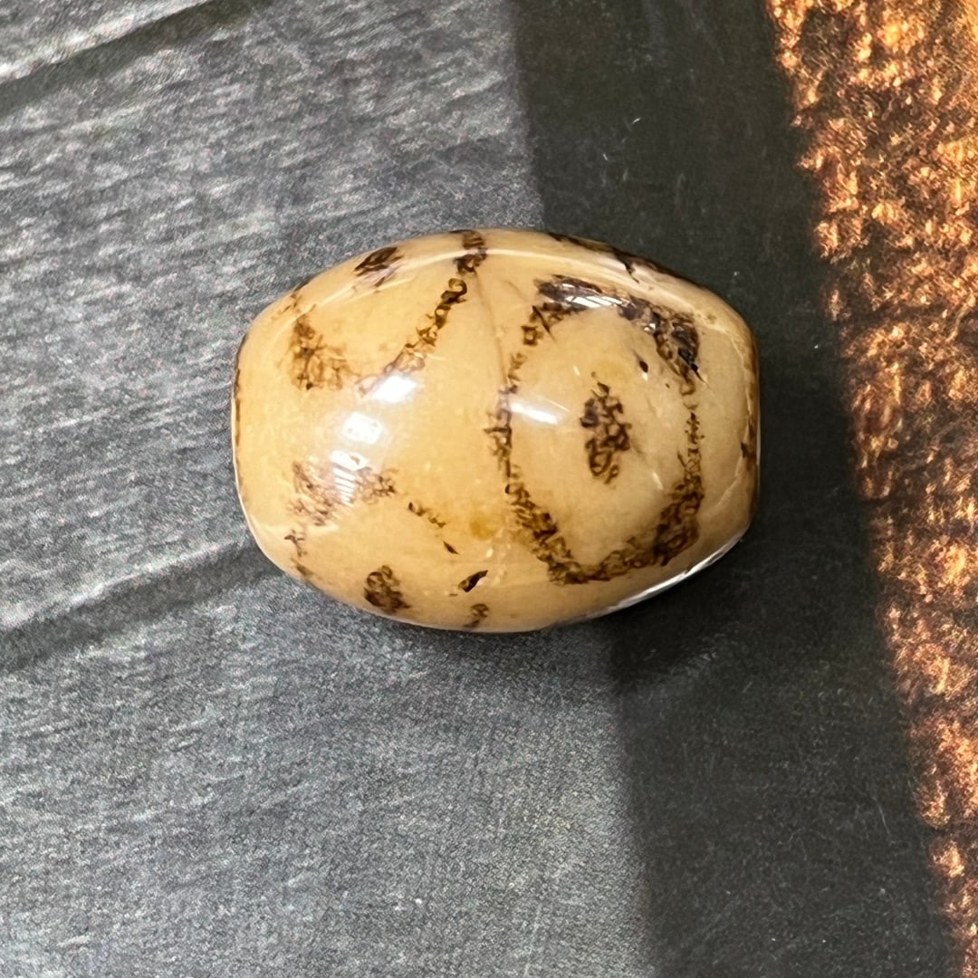 Agate Six-Eyed Dzi Bead - 8