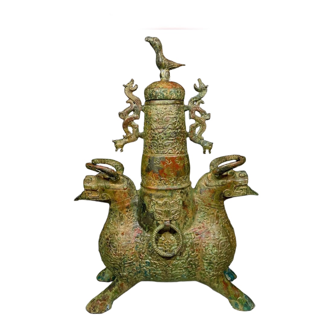 Collection of Panlong Bronze Zun (1 of 10)