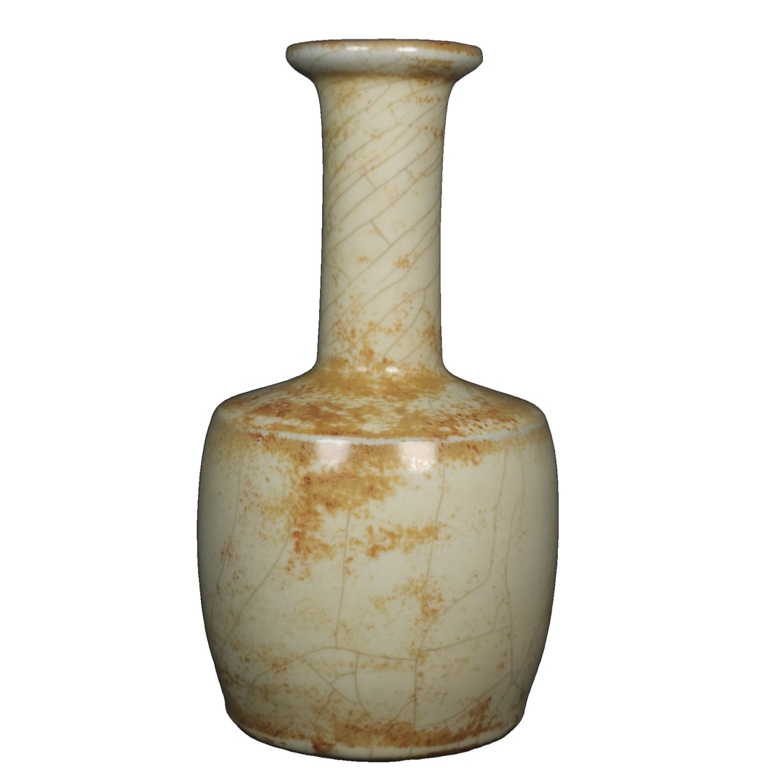 Song Dynasty Imperial Kiln Open-Mouthed Bottle with Cracks (1 of 10)