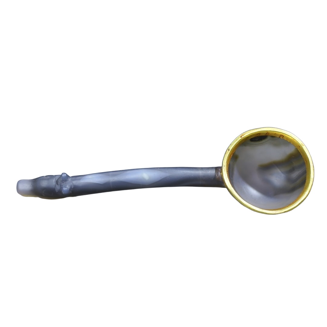 One natural agate spoon (1 of 11)