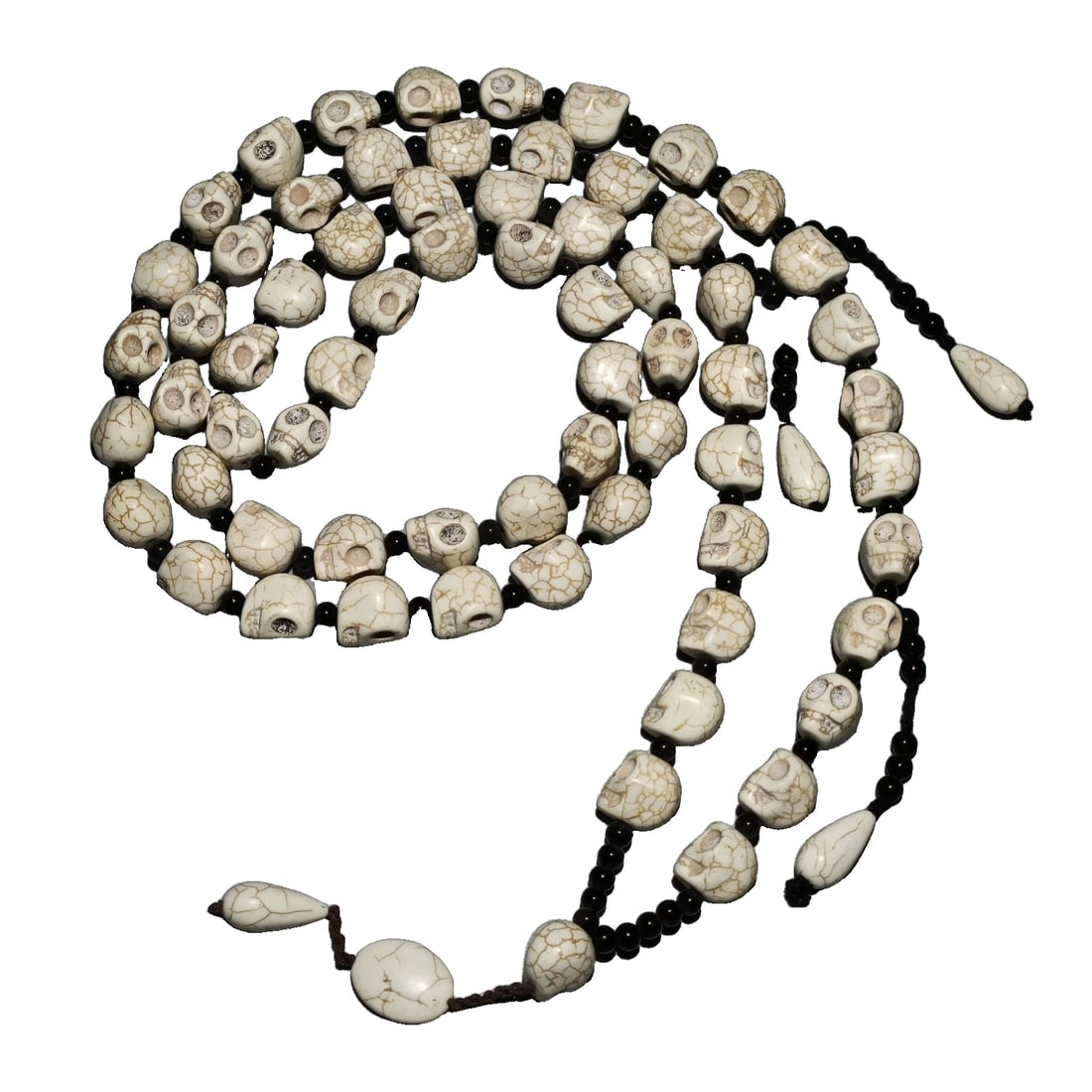 Qing Dynasty White Pine Skull Beads (1 of 7)