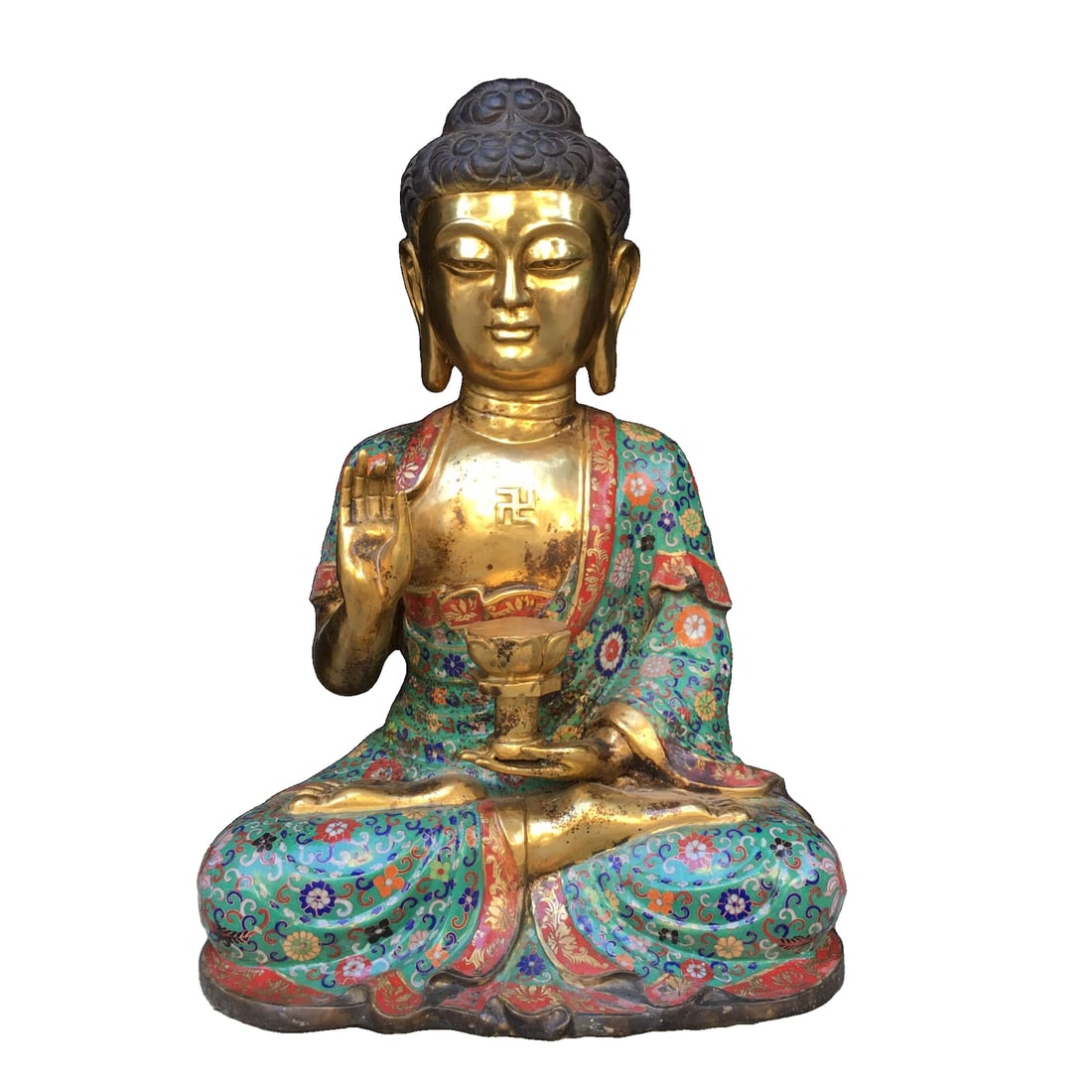 Cloisonné Buddha Ornament (1 of 10)