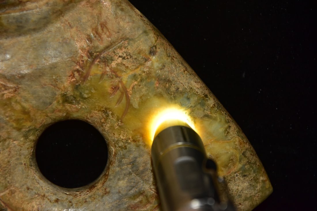 Old jade axe - 5
