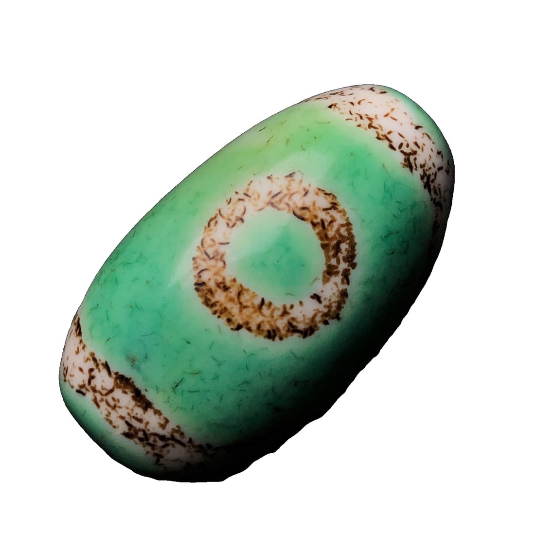 Natural Agate Money Inscripted Tianzhu: Money Engraved BeadSize: 35x20 millimeters Weight: 20.7 gramsThe totems are clear, the orange peel texture is delicate, and the patina is mellow.Implying a sacred bead of good fortune and prosperity a