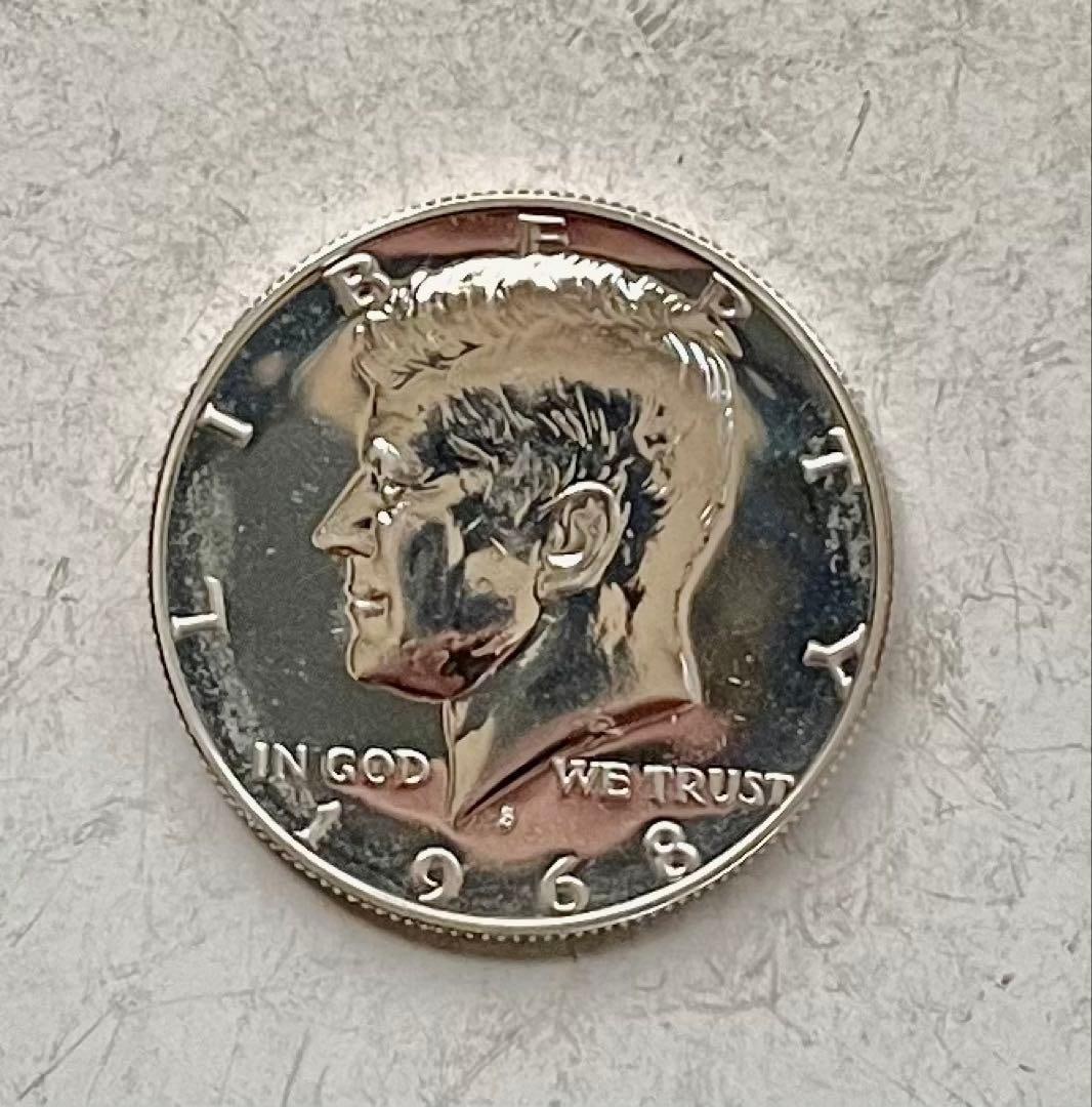C400 1968 Half Dollar Silver Coin - S Proof Kennedy United States (1 of 3)