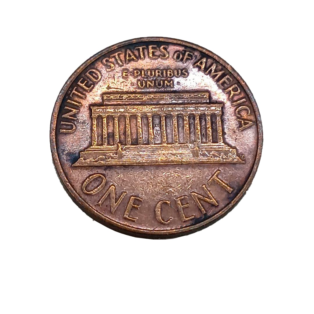 1968 Lincoln Memorial one-cent coin: Year: 1968Coin Type: CentDesign: Lincoln MemorialObverse Inscription: In God We TrustReverse Inscription: E PLURIBUS UNUMCountry: United States of America Freight: 1.International Shipping: Foreign sh