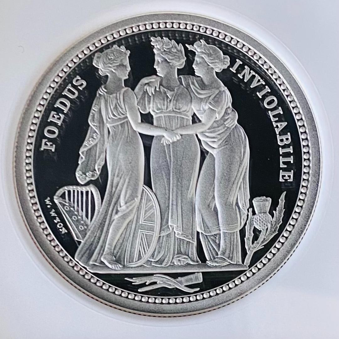 2020 PF70 UC Royal Mint Three Graces: Issue Date: 2020Country: Royal Mint of the United KingdomCurrency Unit: 5 PoundsMaterial: .999 SilverWeight: 62g (2 ounces)Type: NGC PF70 ULTRA CAMEO First Strike (highest grade)Coin Diameter: Approxi