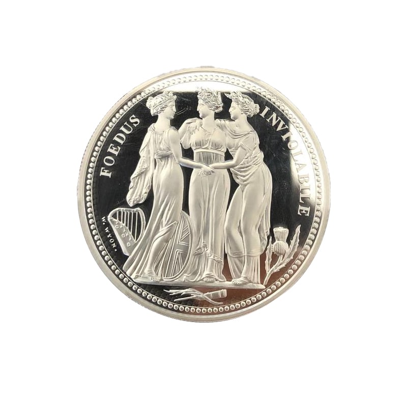 Extremely Rare! Number 111/1000 Alderney Three Graces 2 Ounce: This is an extremely rare Alderney Three Graces statue, with the number 111! It has been graded PF70 by PCGS, indicating a perfect condition. Freight: 1.International Shipping: Foreign shipping costs