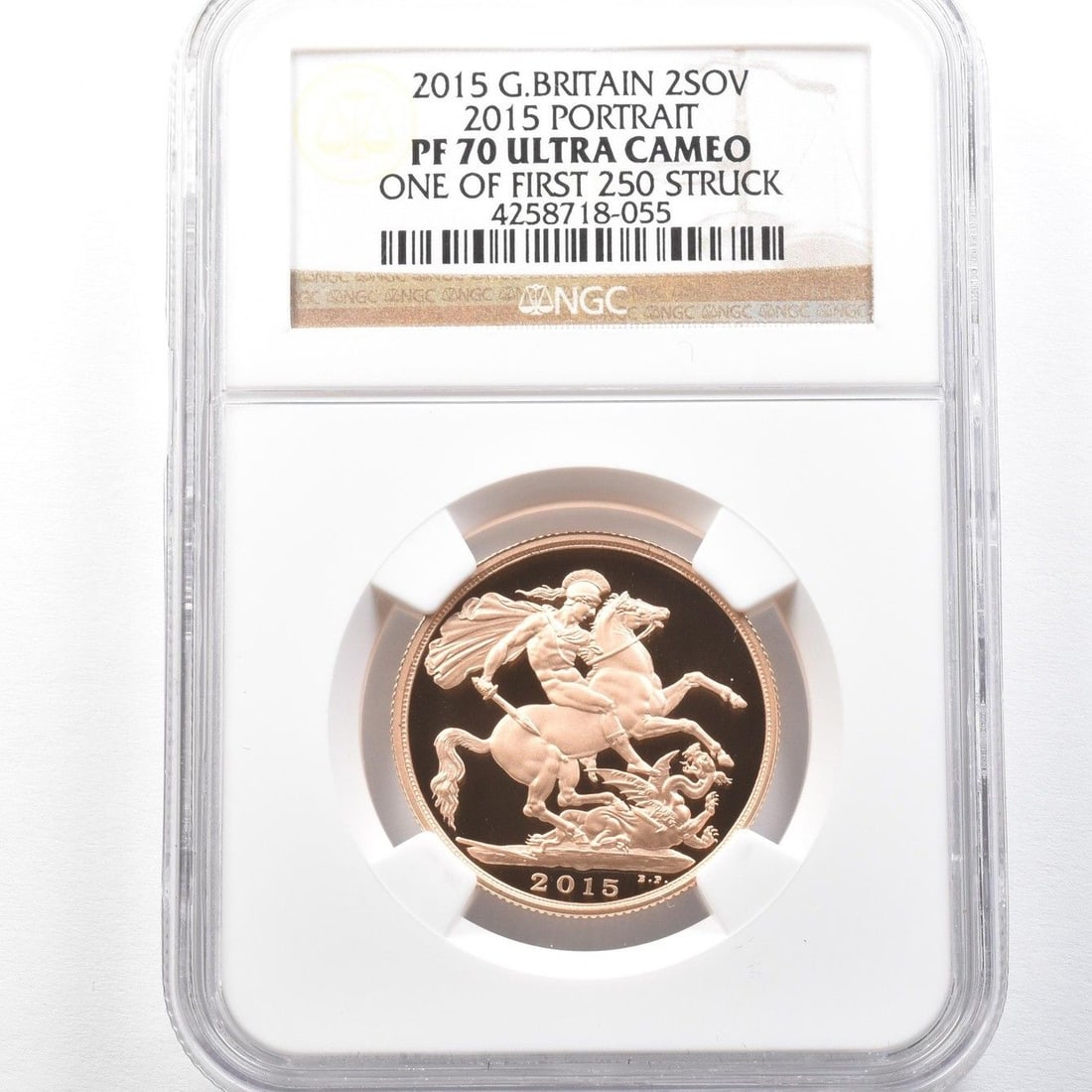 2015 United Kingdom Two Sovereign Gold Coins Portrait Edition 1/250 Mintage PF70 NGC: 2015 UK Two Sovereign Gold Coins Portrait Edition 1/250 Mint PF70 NGC Freight: 1.International Shipping: Foreign shipping costs are determined by the destination. 2.Photos, descriptions and valuations