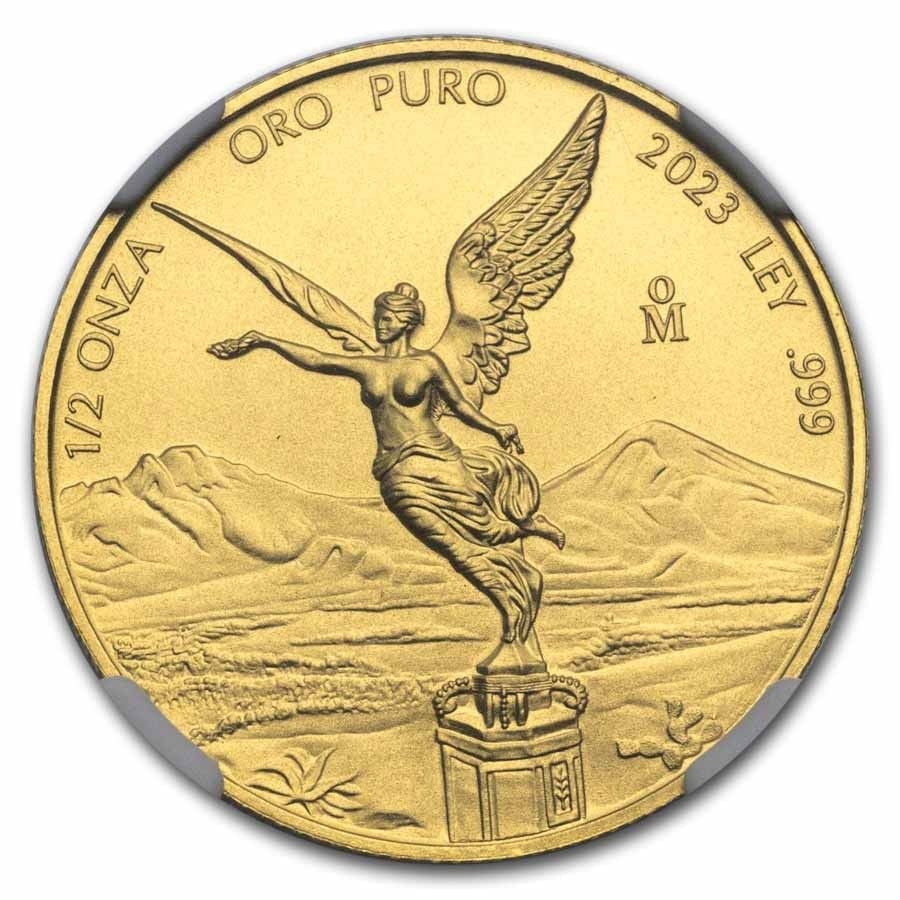 2023 Mexico 1/2 Ounce Libertad MS-70 NGC (First Issue): 2023 Mexico 1/2 Ounce Gold Coin Libertad MS70 NGC (First Issue) Freight: 1.International Shipping: Foreign shipping costs are determined by the destination. 2.Photos, descriptions and valuations are c