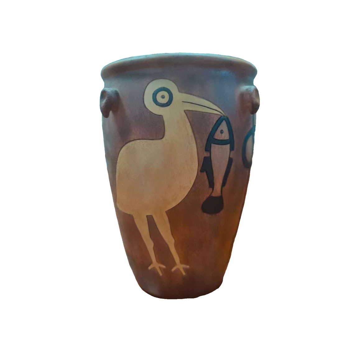 A jar-fish stone axe figure unearthed during the Yangshao culture period: A jar-fish stone axe pattern unearthed during the Yangshao culture period, 21.5 cm high and 15 cm wide Freight: 1.International Shipping: Foreign shipping costs are determined by the destination.