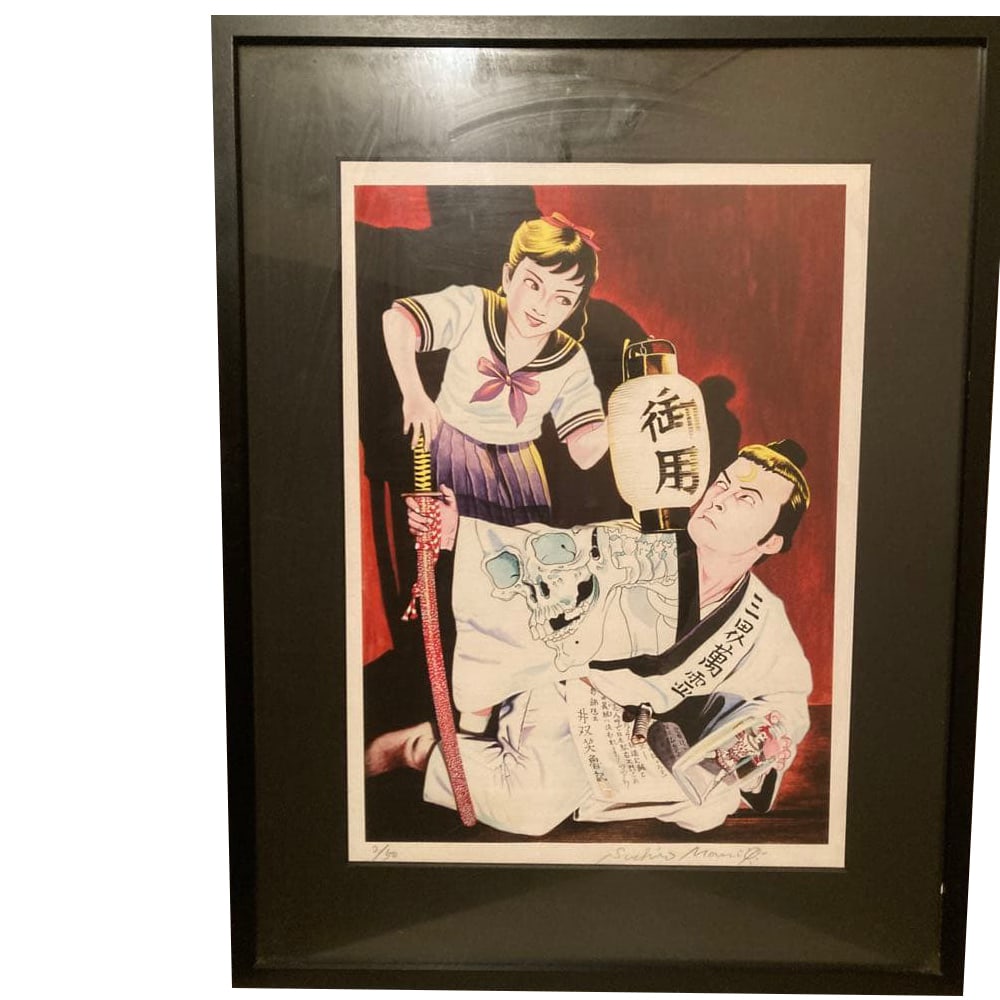 Maruo Suehiro's woodblock print, limited edition signed at Jinbocho, a total of 50 pieces.: Maruo Suehiro's woodblock print, a limited edition signed in Jinbocho, with a total of 50 prints. This product was previously sold in limited quantities at a solo exhibition held in Jinbocho. This