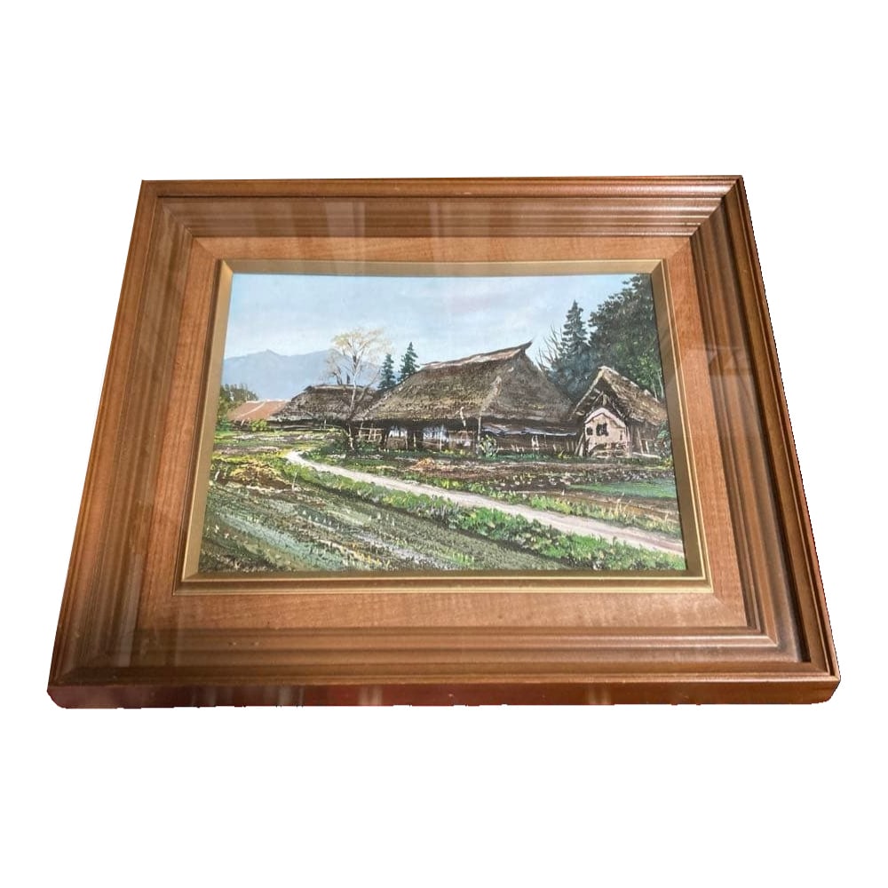 Fifty Inari Pure Oil Landscape Painting: Fifty Arashiyama pure oil landscape painting