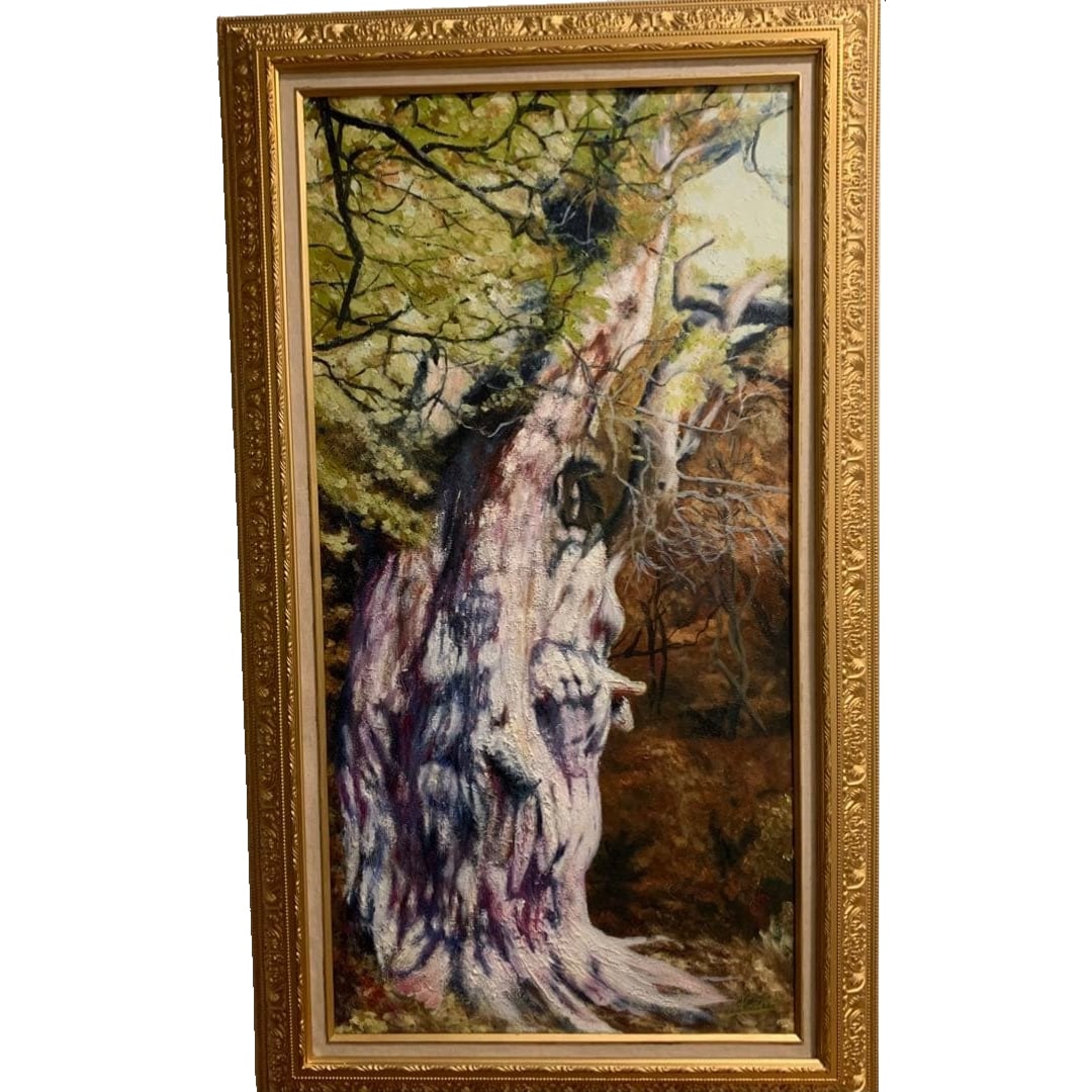 Oil painting of trees and landscapes (1 of 3)