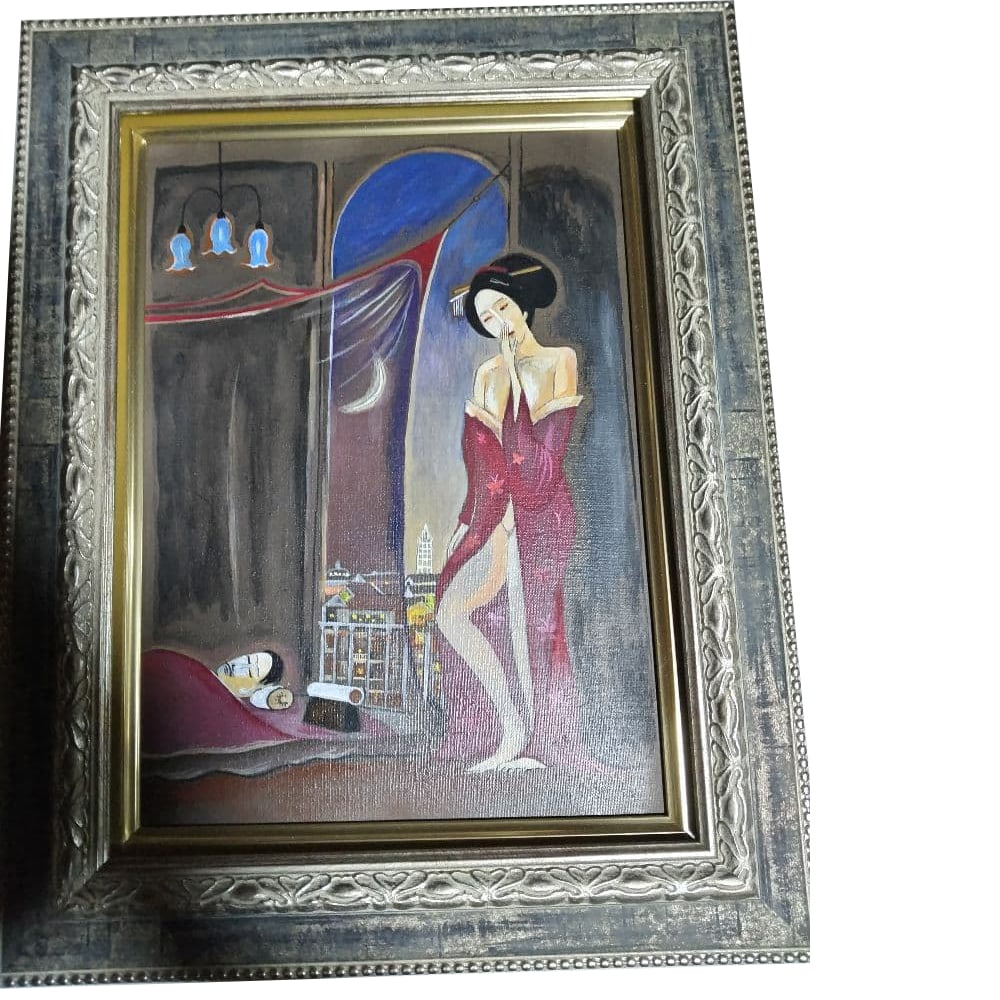 Female portrait painting (1 of 5)