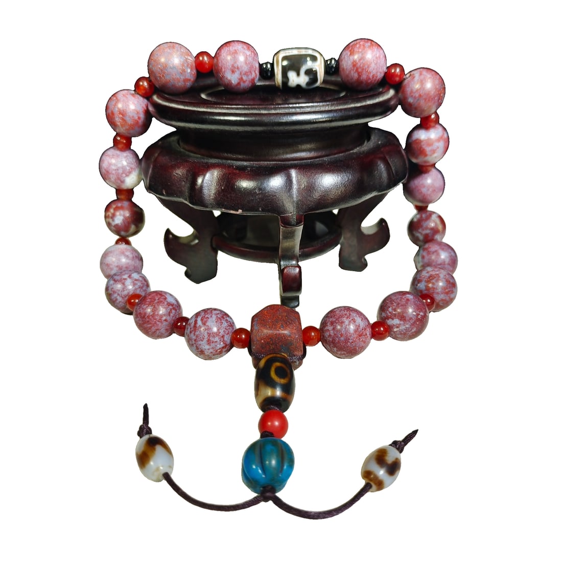 Cinnabar Stone Bracelet (1 of 10)