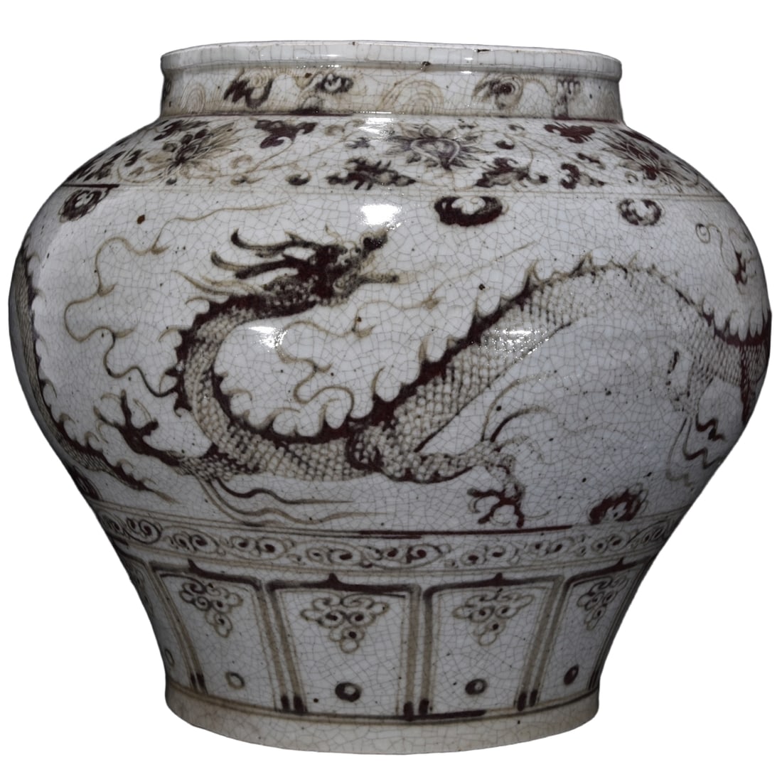 Yuan Dynasty Underglaze Red Dragon Jar (1 of 10)