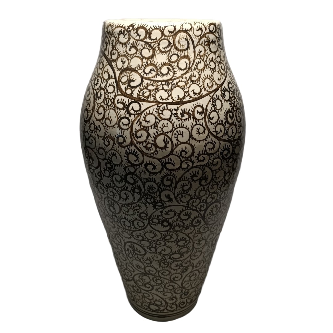 Song Dynasty Old Kiln Lotus Scroll Vase (1 of 7)