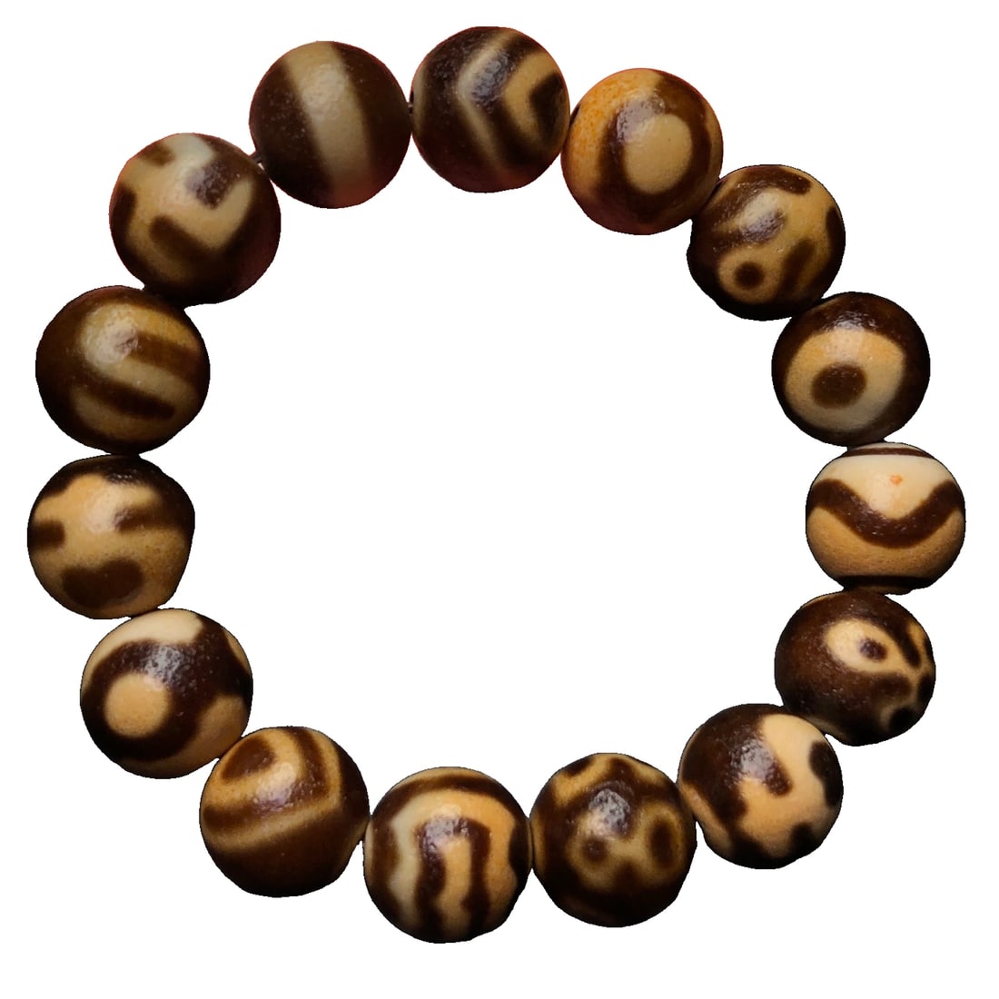 Natural agate multi-treasure celestial bead bracelet (1 of 10)