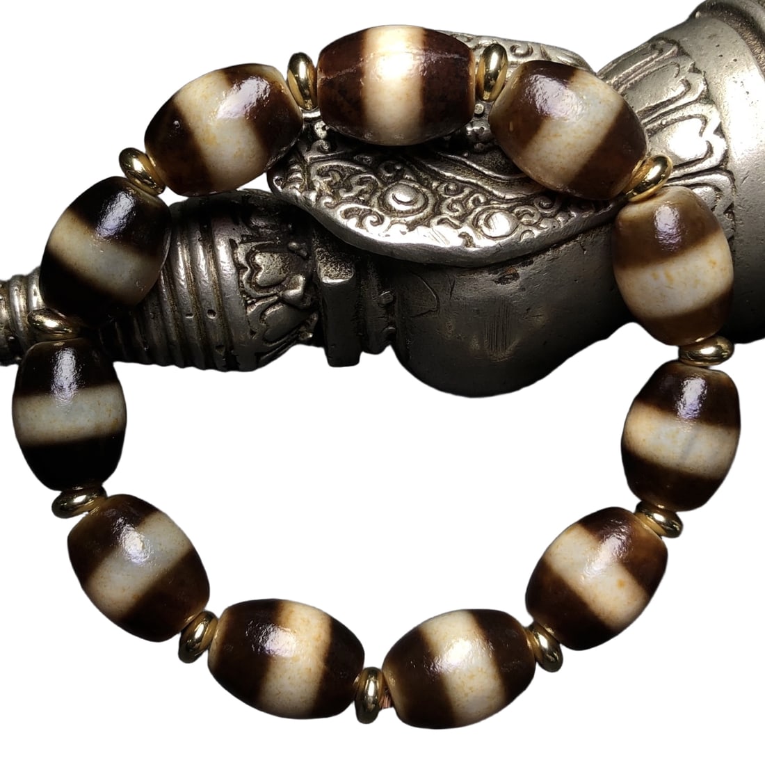 Natural agate Tianzhu bracelet: Tianzhu BraceletSize: 16x12mm, with 11 beads