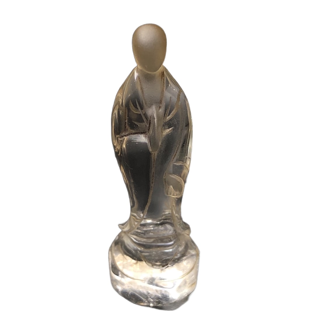 Natural yellow crystal Buddha pendant (1 of 10)