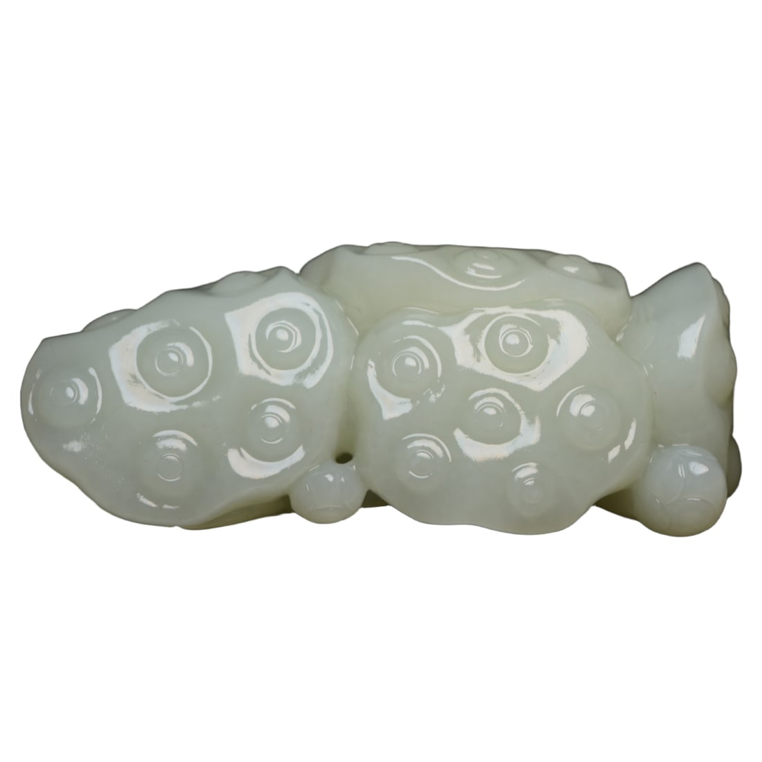 Hetian jade lotus seedpod (1 of 10)