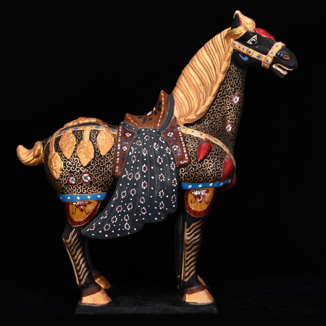 Pottery painted horse - 2