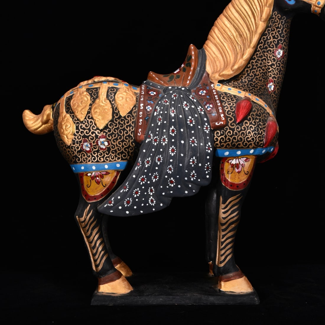 Pottery painted horse - 3