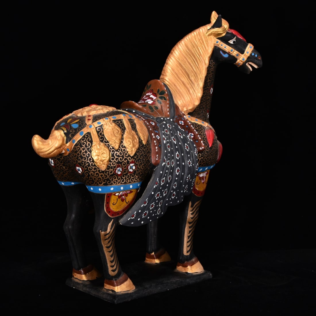 Pottery painted horse - 5
