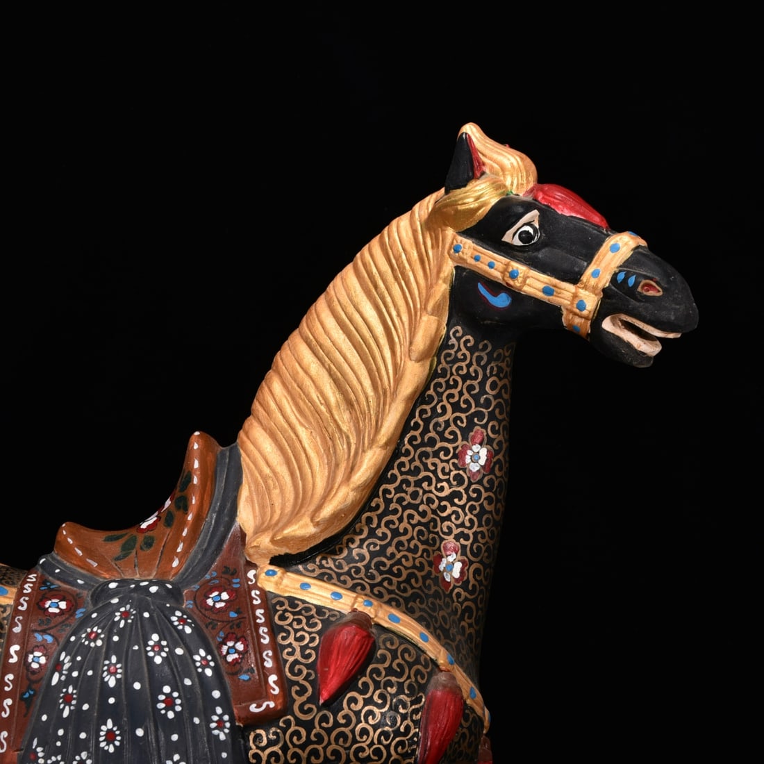 Pottery painted horse - 6
