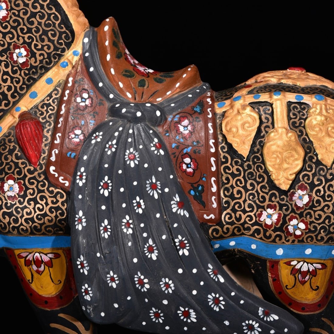 Pottery painted horse - 9