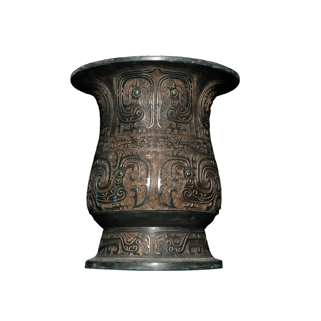 Bronze Western Zhou Phoenix Pattern Zun (1 of 10)