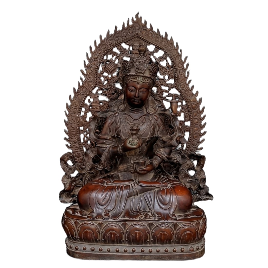 Copper Buddha statue (1 of 9)